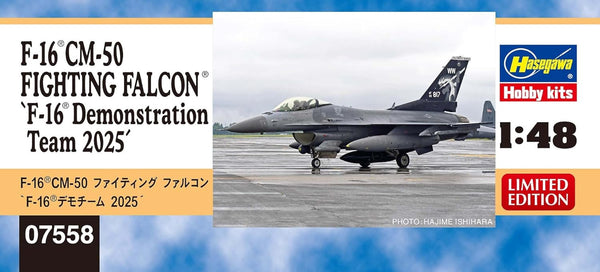 Hasegawa 1/48 F-16CM-50 Fighting Falcon F-16 Demo Team 2025 Kit