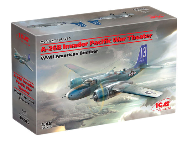 ICM 1/48 A-26B WW2 US Invader Pacific War Theater, WWII American Bomber