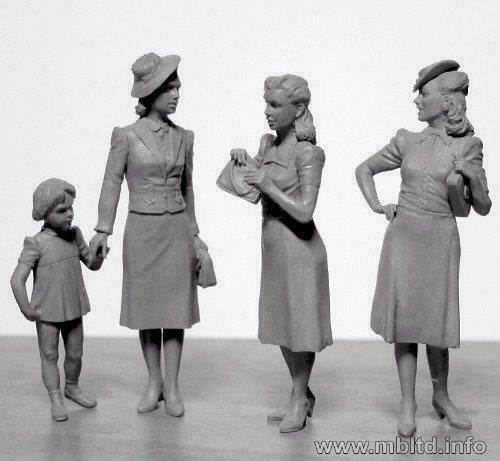 Masterbox 1:35 Women of WWII Era
