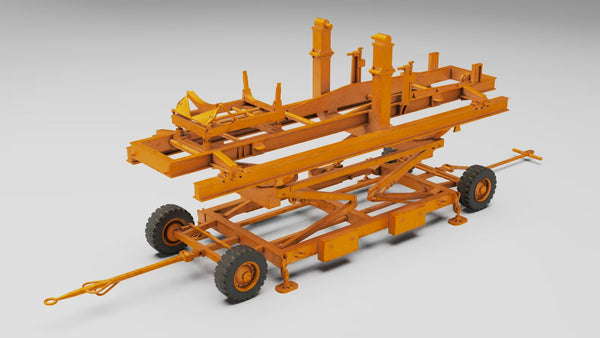 Zimi Models 1/48 Russian Weapon Loading Cart Model Kit