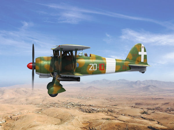 ICM 1/32 WW2 CR. 42AS, WWII Italian Fighter-Bomber