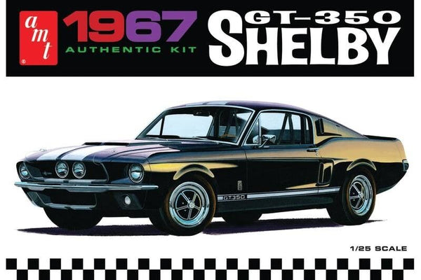 AMT 1:25 1967 Shelby GT-350 - Moulded in White plastic assembly car model kit
