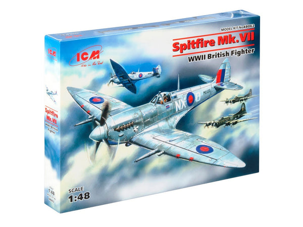 ICM 1/48 WW2 RAF Spitfire Mk.VII, WWII British Fighter