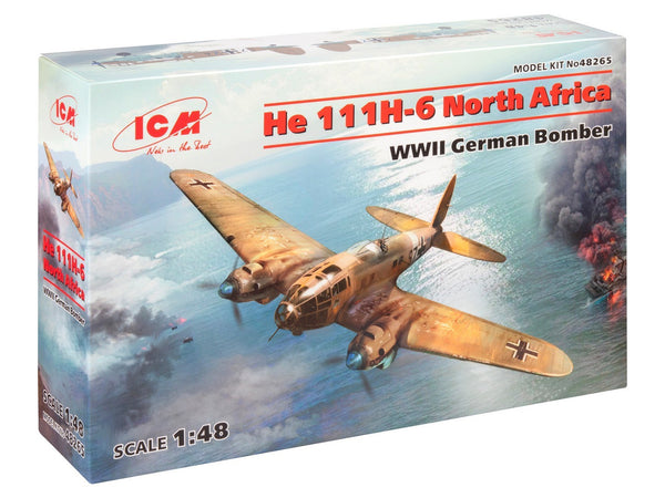 ICM 1/48 WW2 He 111H-6 North Africa, WWII German Bomber