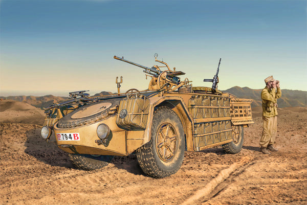 Italeri 1/35 WW2 Italian AS.42 SAHARIANA tank model kit