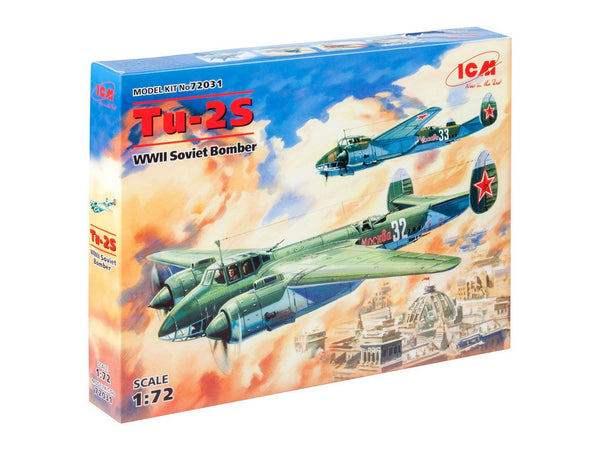ICM 1/72 WW2 Russian Tu-2S, WWII Soviet Bomber aircraft