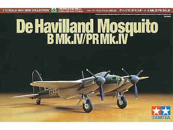 TAMIYA 1/72 scale AIRCRAFT WW2 RAF MOSQUITO B MK1V/PRMK.1V