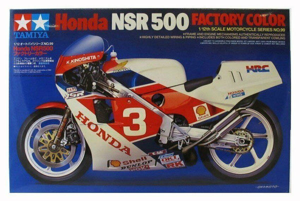 TAMIYA 1/12 Scale BIKES HONDA NSR 500 motorbike model kit