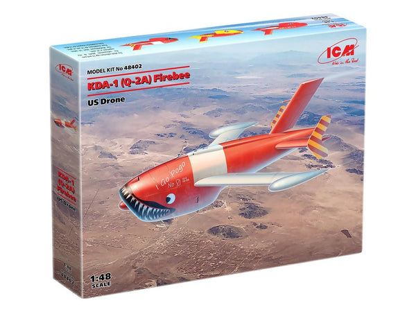 ICM 1/48 Q-2A (XM-21, KDA-1) Firebee, US Drone (2 airplanes and pilons) (100% new molds)
