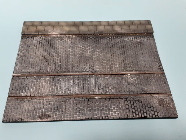 FoG Models 1/35 scale Diorama model display Base No.15 with Tram tracks 250mm x 200mm