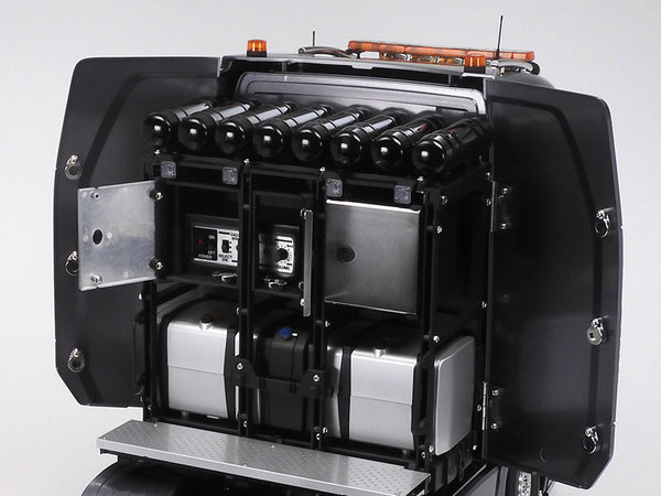 TAMIYA 1/14 scale R/C model assembly kit TRUCK Scania 8x4/4 Gun Metal