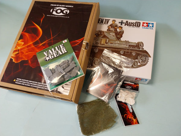 Al's picks set #4 - 1/35 scale diorama pack 'WW2 German Pzkpw IV Ausf. D tank '