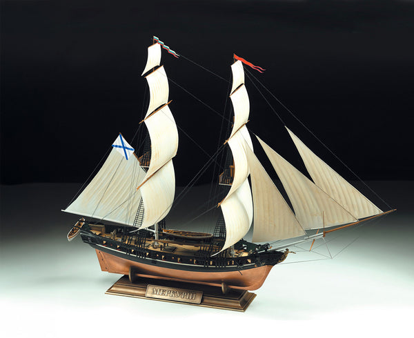 Zvezda 1/72 Scale Russian brig Merkurii 19th century ship model kit