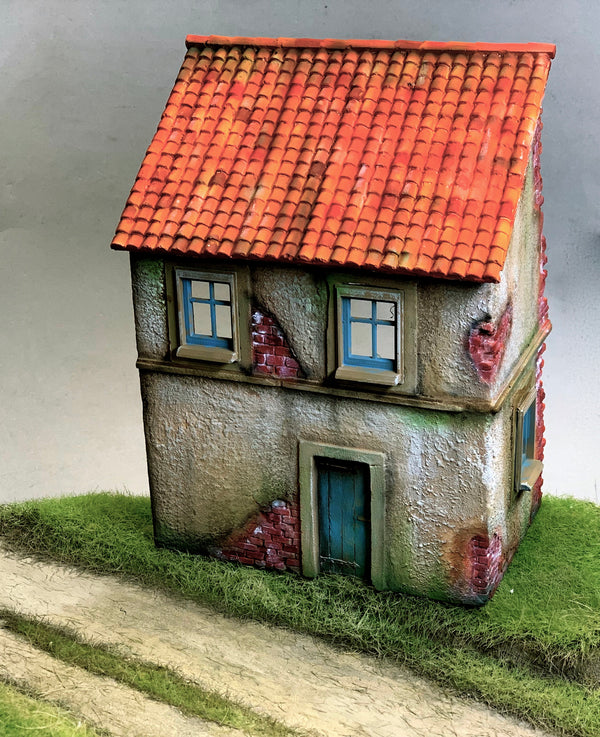 FoG Models 1/35 scale House ruin #2 130mm x 70mm and 150mm tall