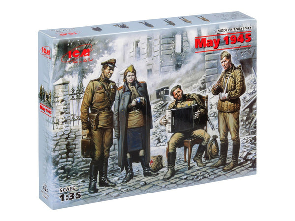 ICM 1/35 WW2 May 1945 Russian VE day celebrations (4 figures )