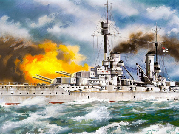 ICM 1/350 'Kronprinz', WWI German Battleship