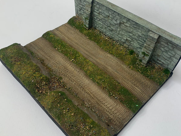 FoG Models 1/35 scale Country lane Diorama base #1 size 200mm x 240mm