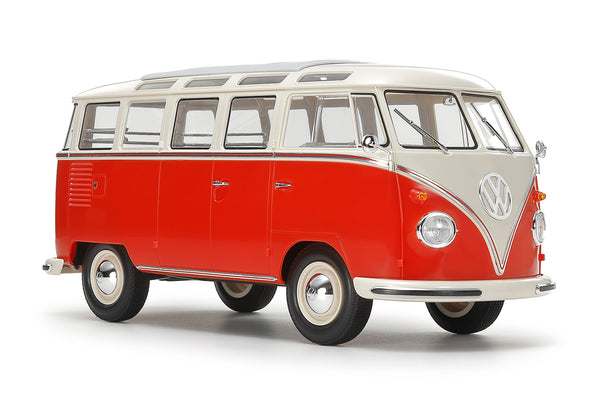 Tamiya 1/24 scale Volkswagen Type 2 (T1) Red & White (Clic Loc)