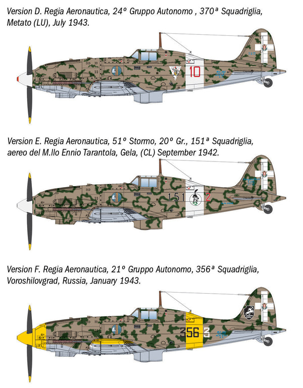 ITALERI 1/48 AIR WW2 Italian Macchi C.202 Folgore Italian Fighter Aircraft