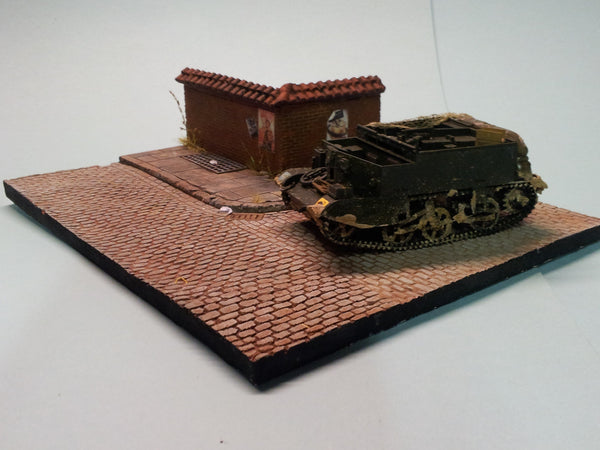 FoG Models 1/35 Scale Diorama Base No.6 (Wall not included) 250mm x 200mm