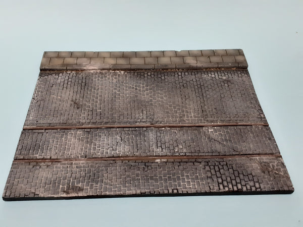 FoG Models 1/35 scale Diorama model display Base No.15 with Tram tracks 250mm x 200mm