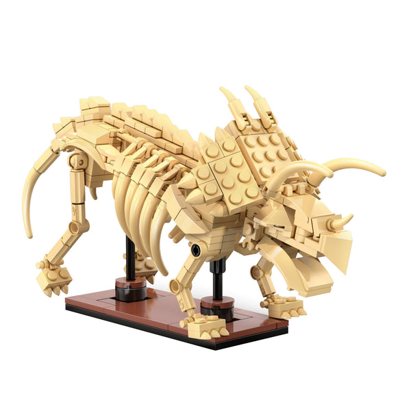 CADA CREATIVE Tray of 3 Dinosaur Eggs with Stegosaurus, Triceratops & Velociraptor