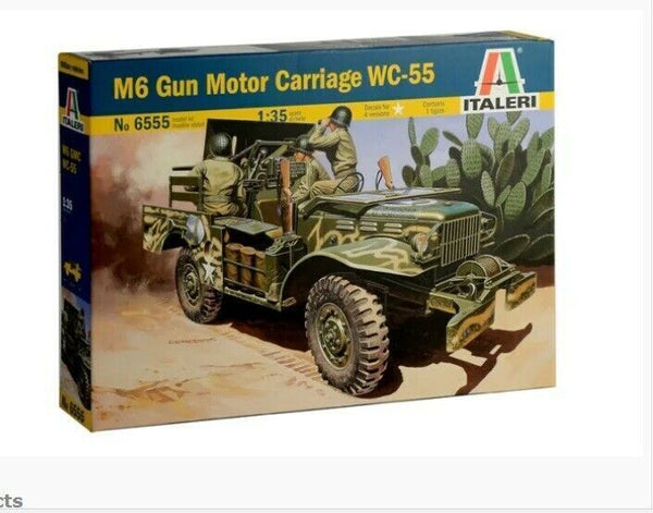 Italeri 1/35 scale WW2 US army 37mm Gun Motor Carriage M6