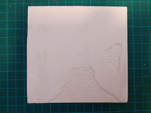 FoG Models 1/35 scale Ruined building walls #15 size 110mm x 105mm