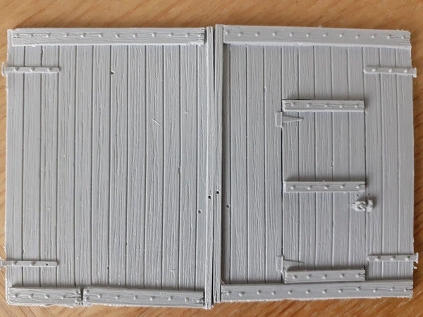 FoG Models 1/35 Scale Factory gates (2 piece resin cast) 120mm x 80mm