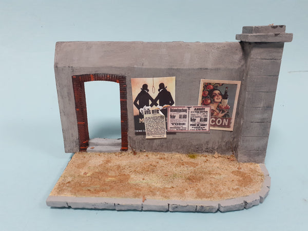 FoG Models 1/35 Industrial gateway diorama model kit 180mm x 85mm