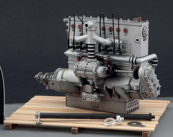 Italeri 1/12 classic Bugatti Type 35B Roadster. Car model kit