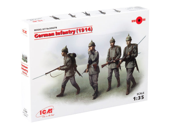 ICM 1/35 WW1 German Infantry (1914) (4 figures)