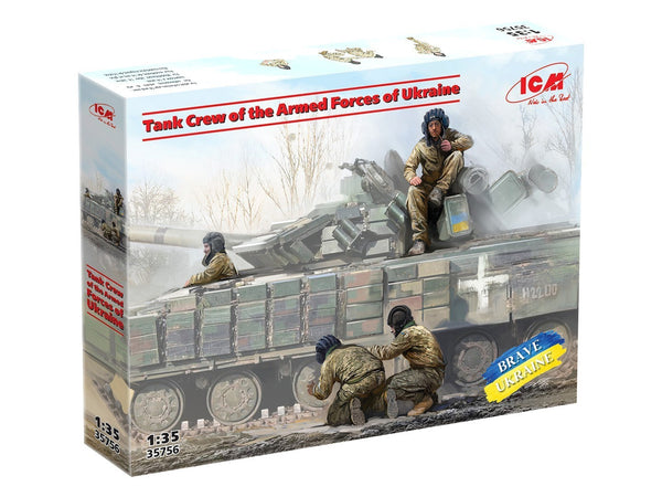 ICM 1/35 Tank Crew of the Armed Forces of Ukraine (4 Figures)