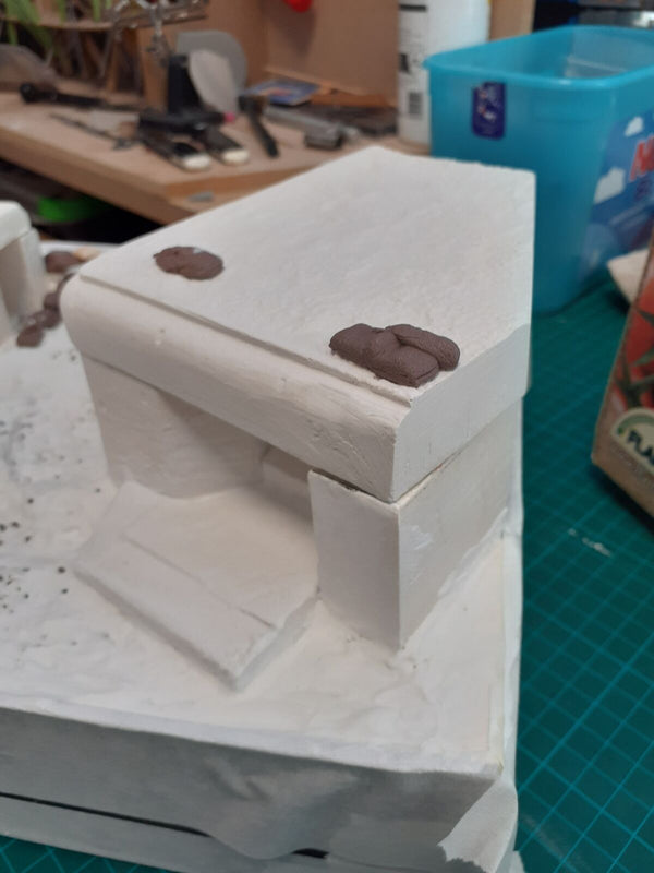 FoG Models 1/35 scale WW2 Gun emplacement Bunker - Atlantic wall series #4 Cut away