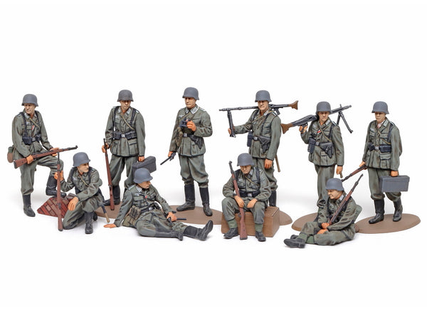 Tamiya 1/48 WW2 German WEHERMACHT INFANTRY figure set model kit