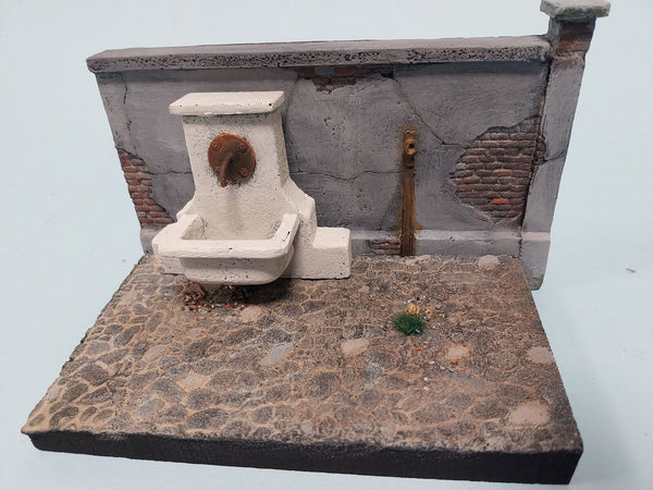 FoG Models 1/35 scale Drinking fountain diorama set 135mm x 90mm