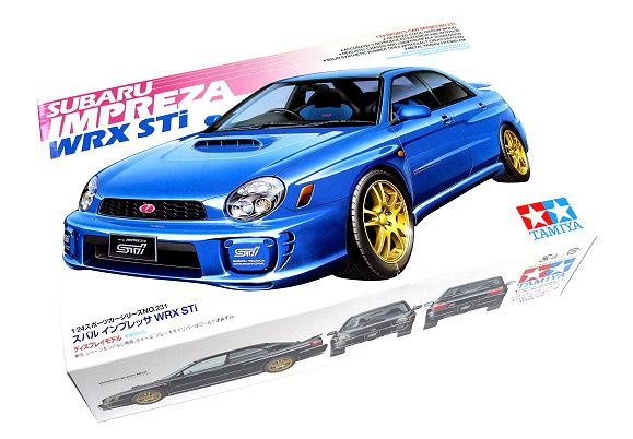 TAMIYA 1/24 Scale CARS SUBARU IMPREZA STI car model kit