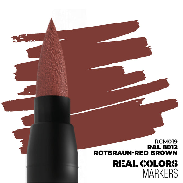 AK Interactive Real Colour Marker - RAL 8012 ROTBRAUN-RED BROWN