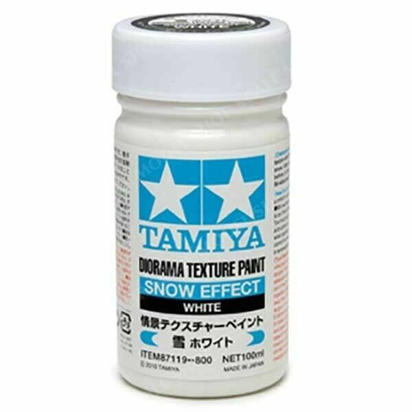TAMIYA MINI ACRYLIC - TEXTURE PAINT - SNOW WHITE