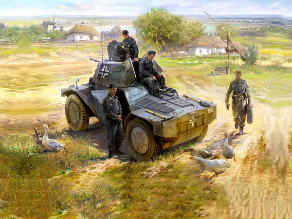ICM 1/35 WW2 P 204 (f) with German Armoured Vehicle Crew