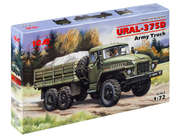 ICM 1/72 Russian URAL-375D, Army Truck