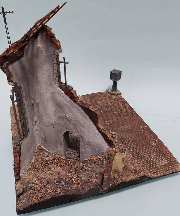 FoG Models 1/35 scale WW2 Norman Chapel Ruin (Base 285mm x 285mm)