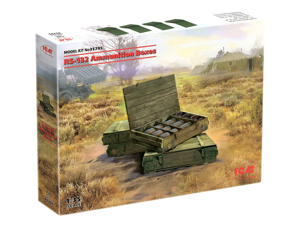 ICM 1/35 WW2 Russian RS-132 Ammunition Boxes (100% new molds)