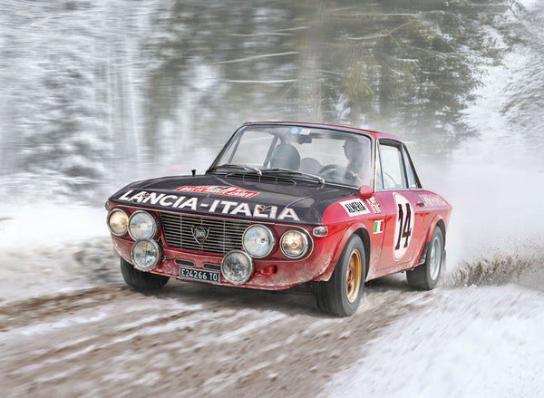 Italeri 1/24 scale Lancia Fulvia Rally car model kit