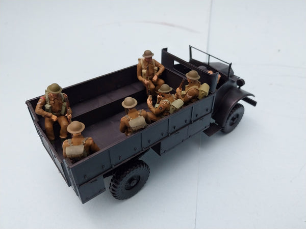 Homefront WW2 British Commonwealth Infantry Seated 1/35 scale 6 figures + Driver