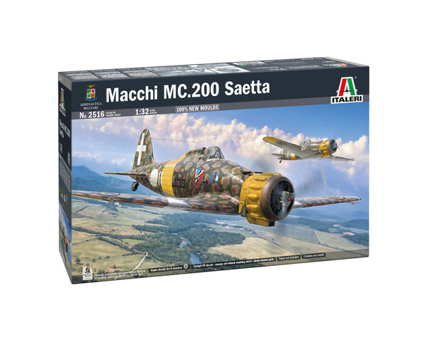 Italeri 1/32 scale WW2 Italian Macchi C.200 Model kit (2516)