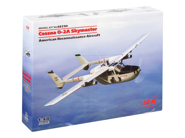ICM 1/48 Cessna O-2A Skymaster, American Reconnaissance Aircraft (100% new molds)