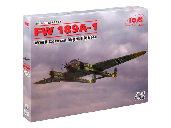 ICM 1/72 WW2 FW 189A-1, WWII German Night Fighter