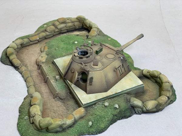 FoG Models 1/35 scale WW2 German Panzer Turret Base (base only NO turret) Stahlunterstand mit Pantherturm (aka F. Pz. Drehturm 4341)