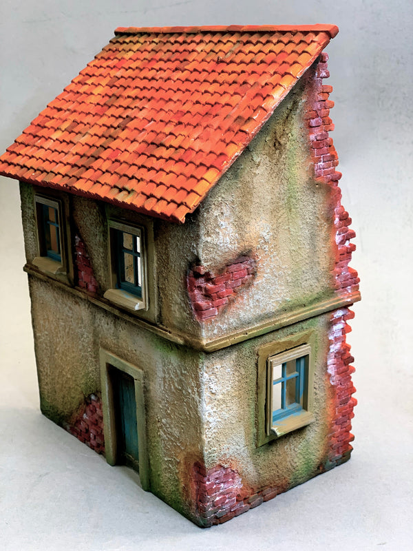 FoG Models 1/35 scale House ruin #2 130mm x 70mm and 150mm tall